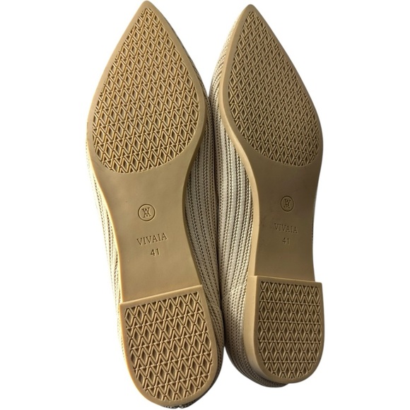 Vivaia Pointed-Toe Stripe Flats Macy Size 41 EU - Picture 2 of 8